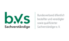 b.v.s.-Logo des Bundesverbands öffentlich bestellter und vereidigter Sachverständiger.